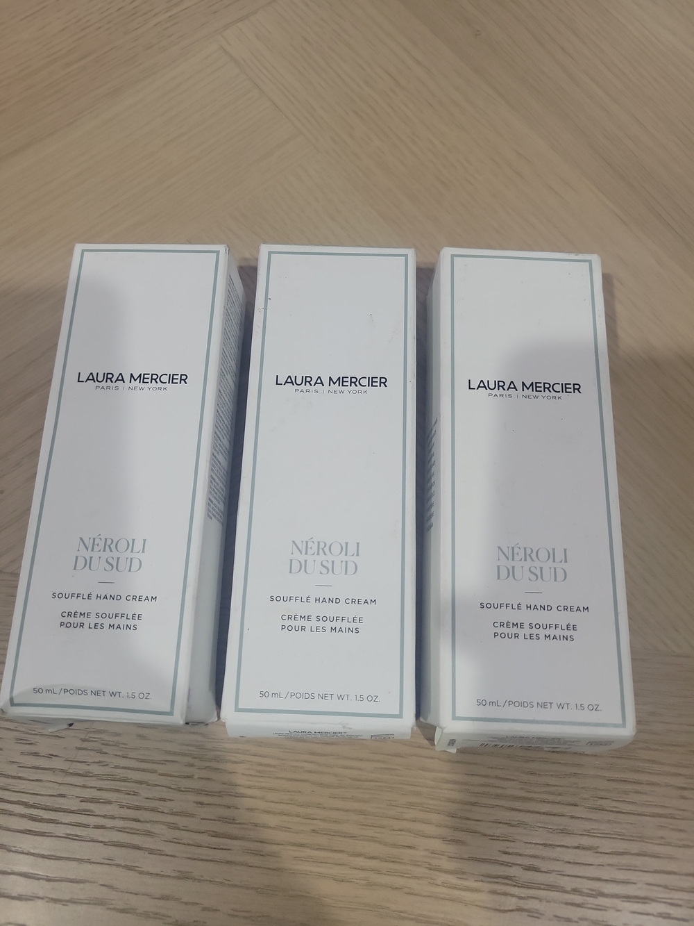 Laura Mercier Néroli Du Sud Soufflé Hand Cream - 3 Pack Sealed